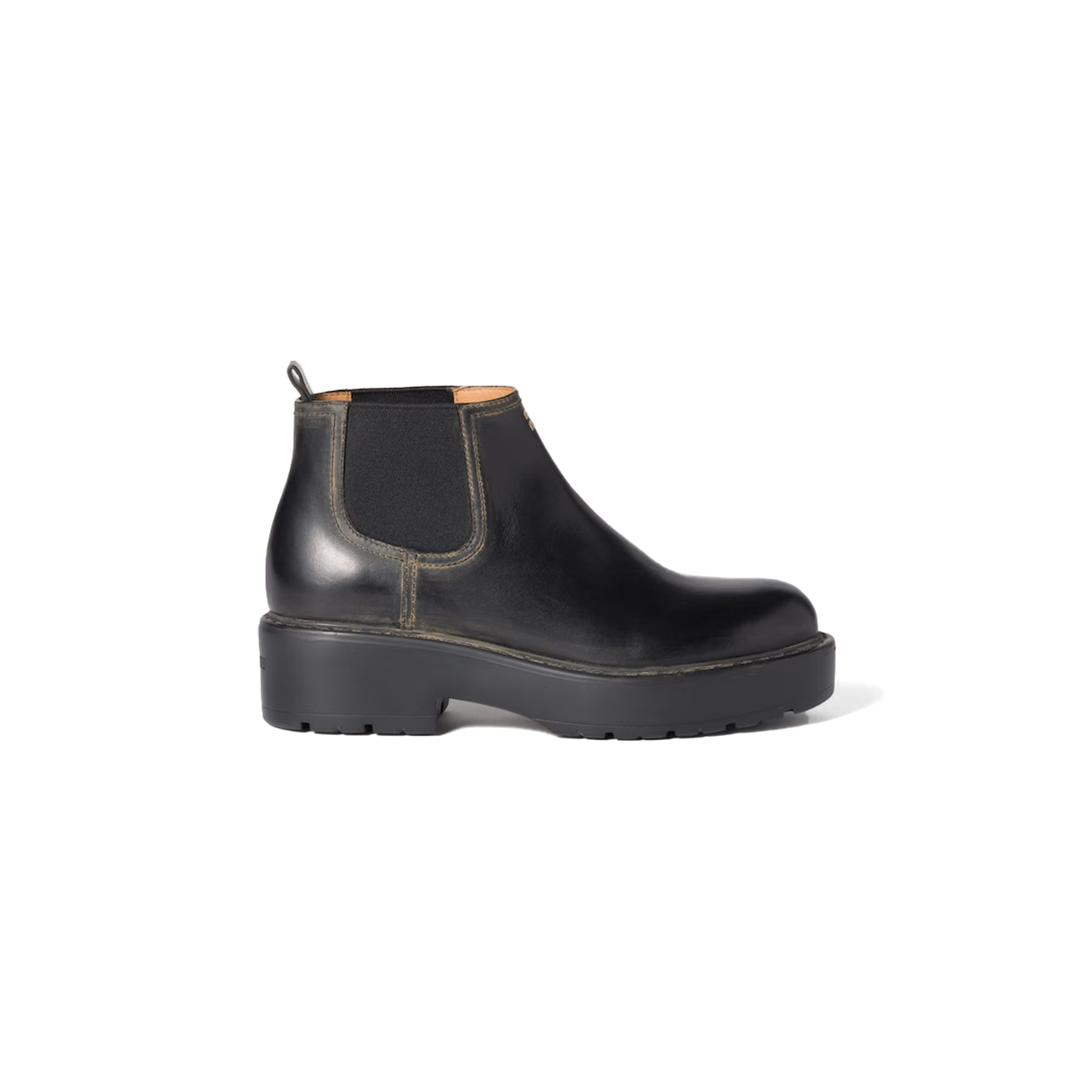 MIU MIU LEATHER BOOTIES 5T527E